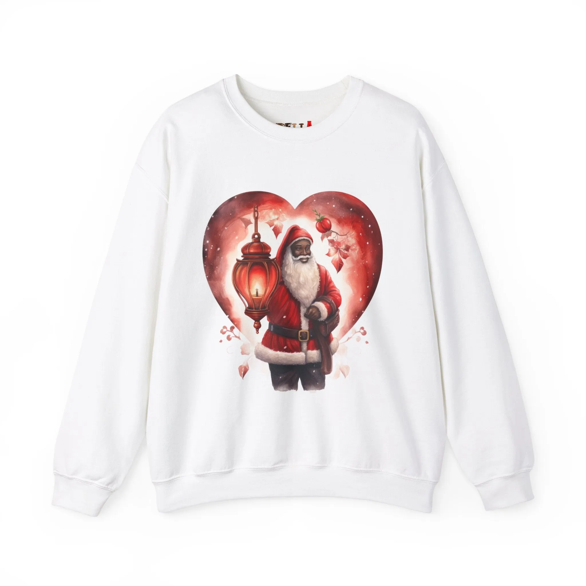 Black Santa 49 Unisex Heavy Blend™ Crewneck Sweatshirt
