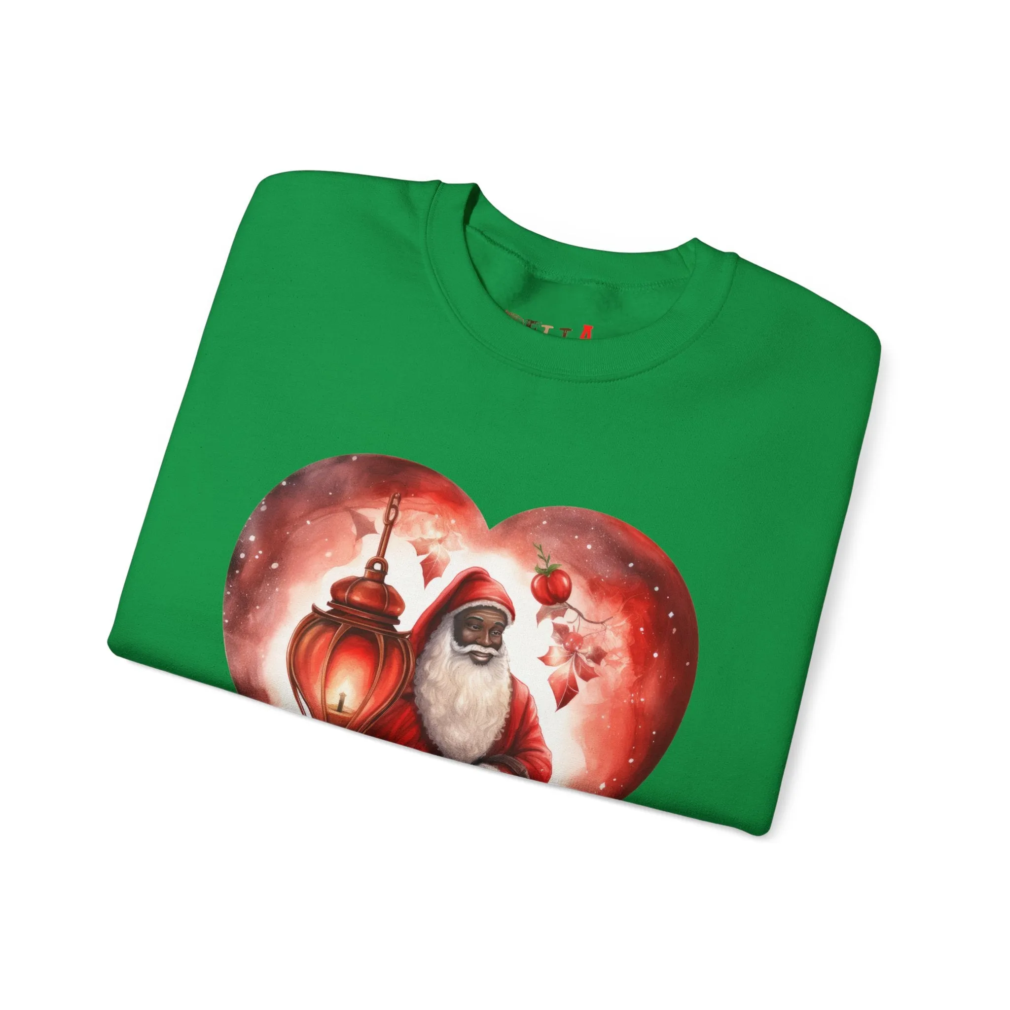 Black Santa 49 Unisex Heavy Blend™ Crewneck Sweatshirt