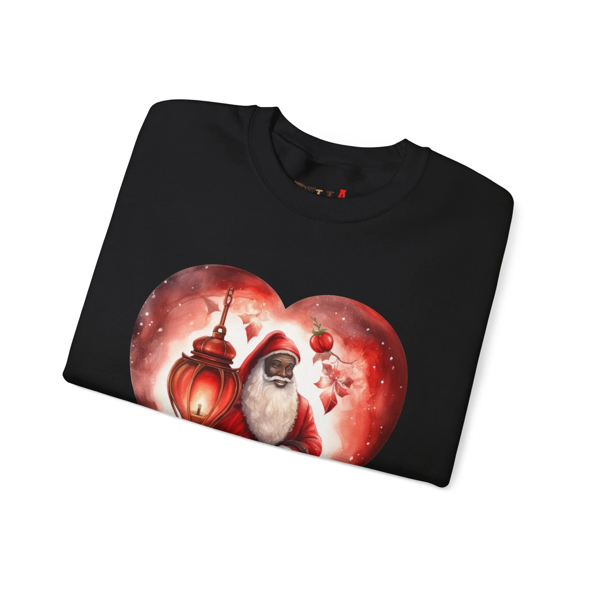 Black Santa 49 Unisex Heavy Blend™ Crewneck Sweatshirt