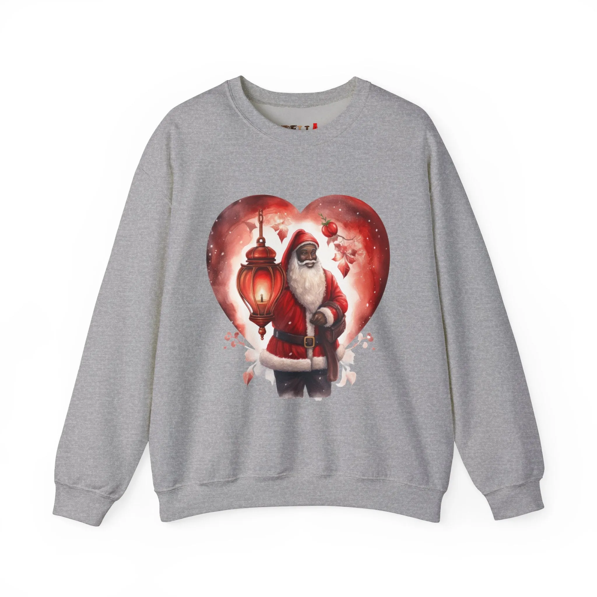 Black Santa 49 Unisex Heavy Blend™ Crewneck Sweatshirt
