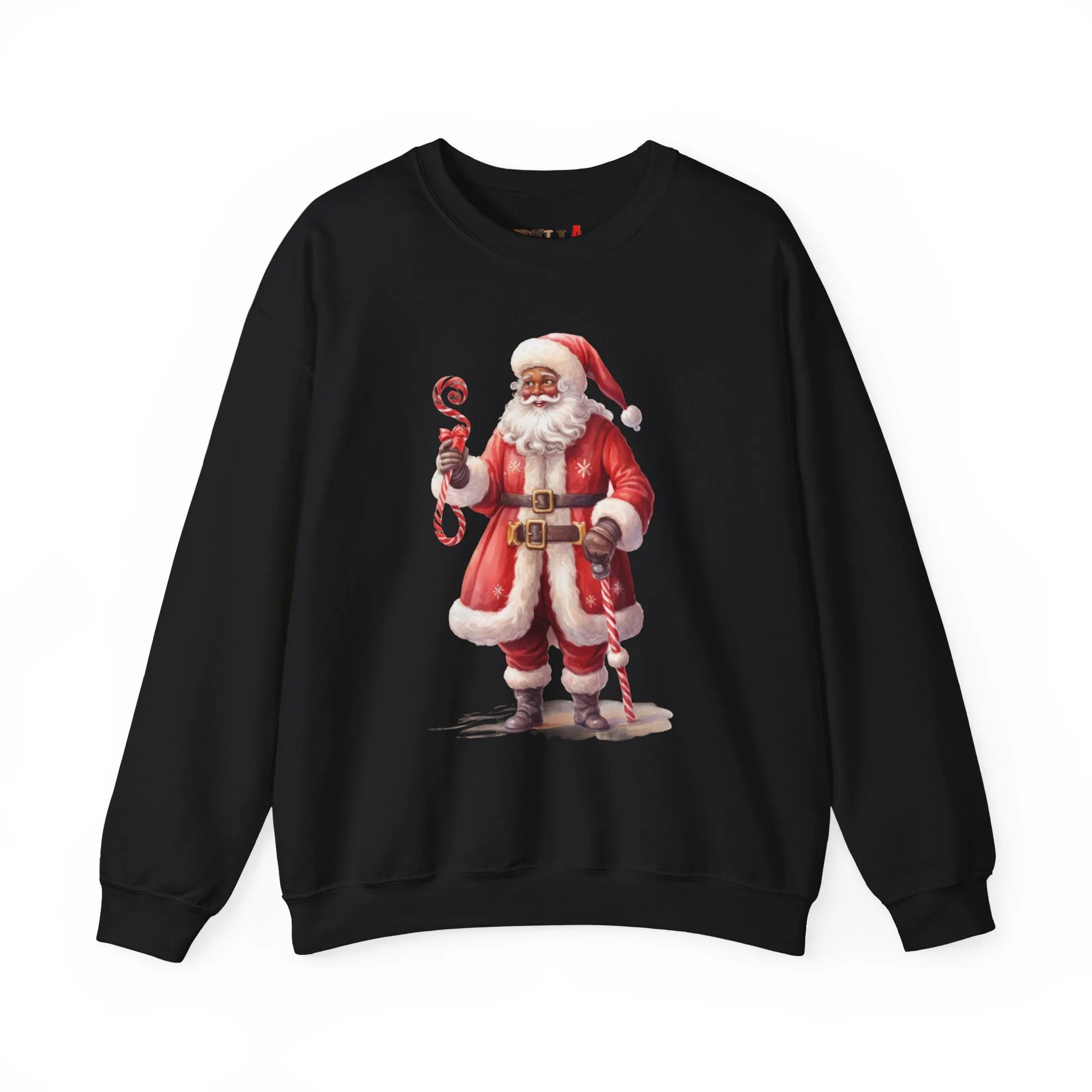 Black Santa 55 Unisex Heavy Blend™ Crewneck Sweatshirt