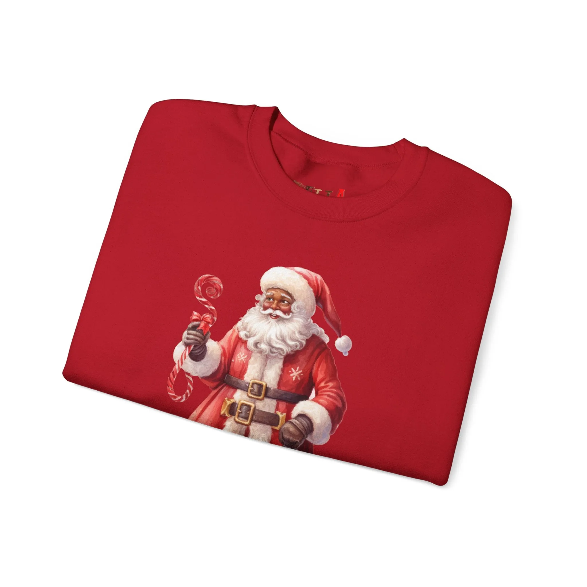 Black Santa 55 Unisex Heavy Blend™ Crewneck Sweatshirt