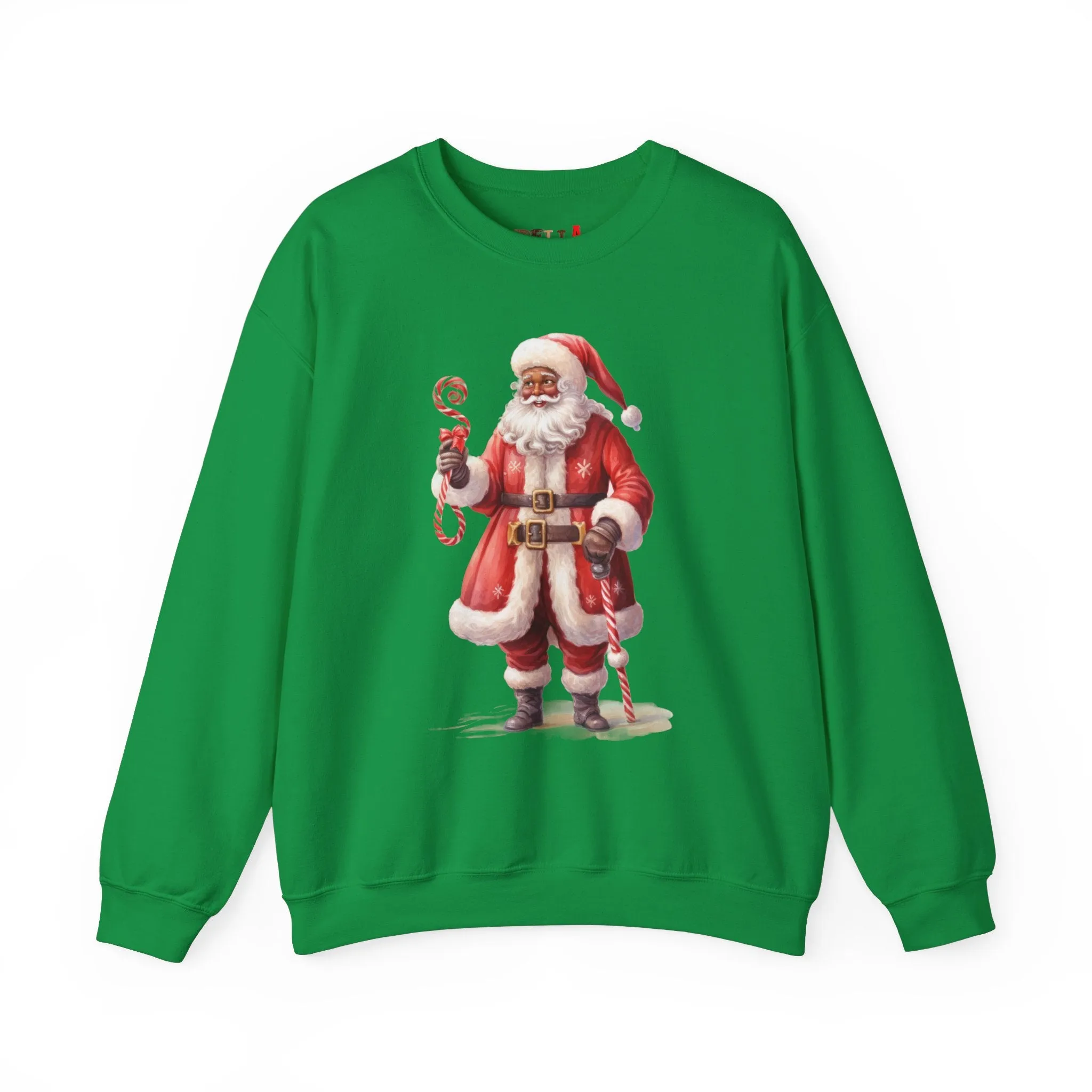 Black Santa 55 Unisex Heavy Blend™ Crewneck Sweatshirt