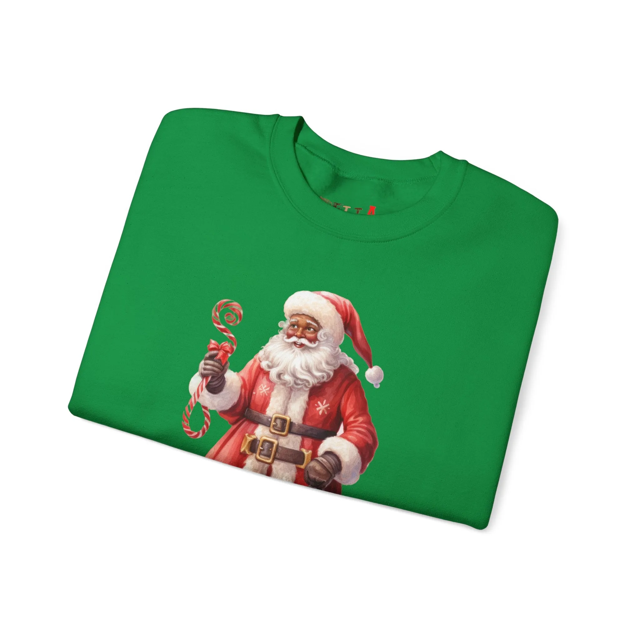 Black Santa 55 Unisex Heavy Blend™ Crewneck Sweatshirt