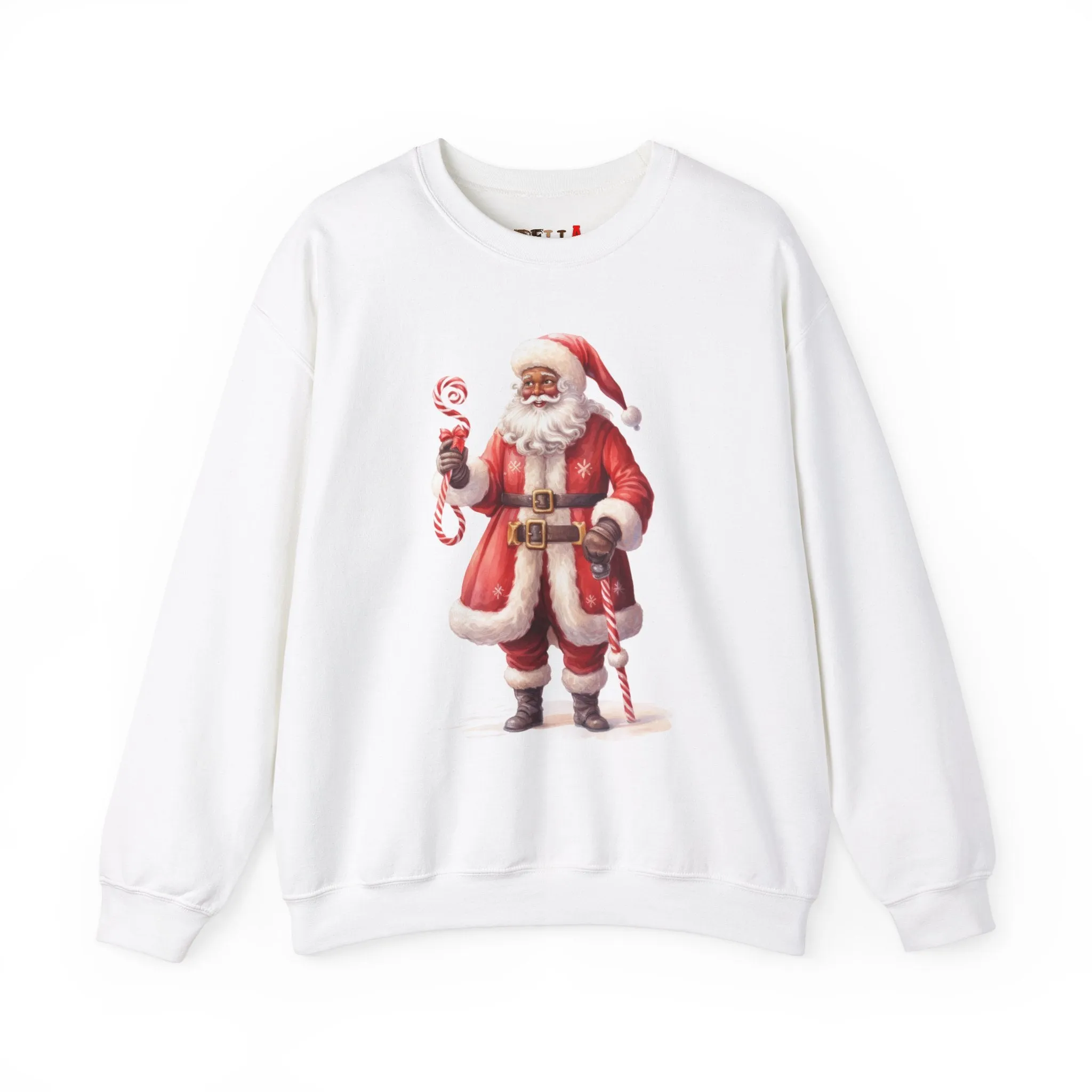 Black Santa 55 Unisex Heavy Blend™ Crewneck Sweatshirt