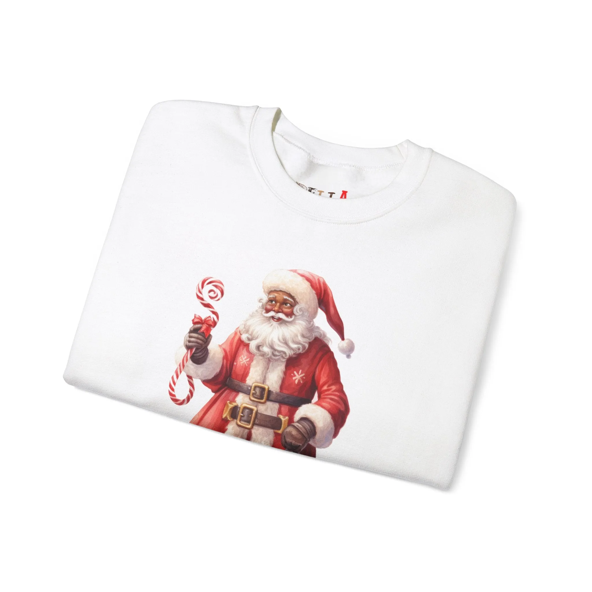 Black Santa 55 Unisex Heavy Blend™ Crewneck Sweatshirt