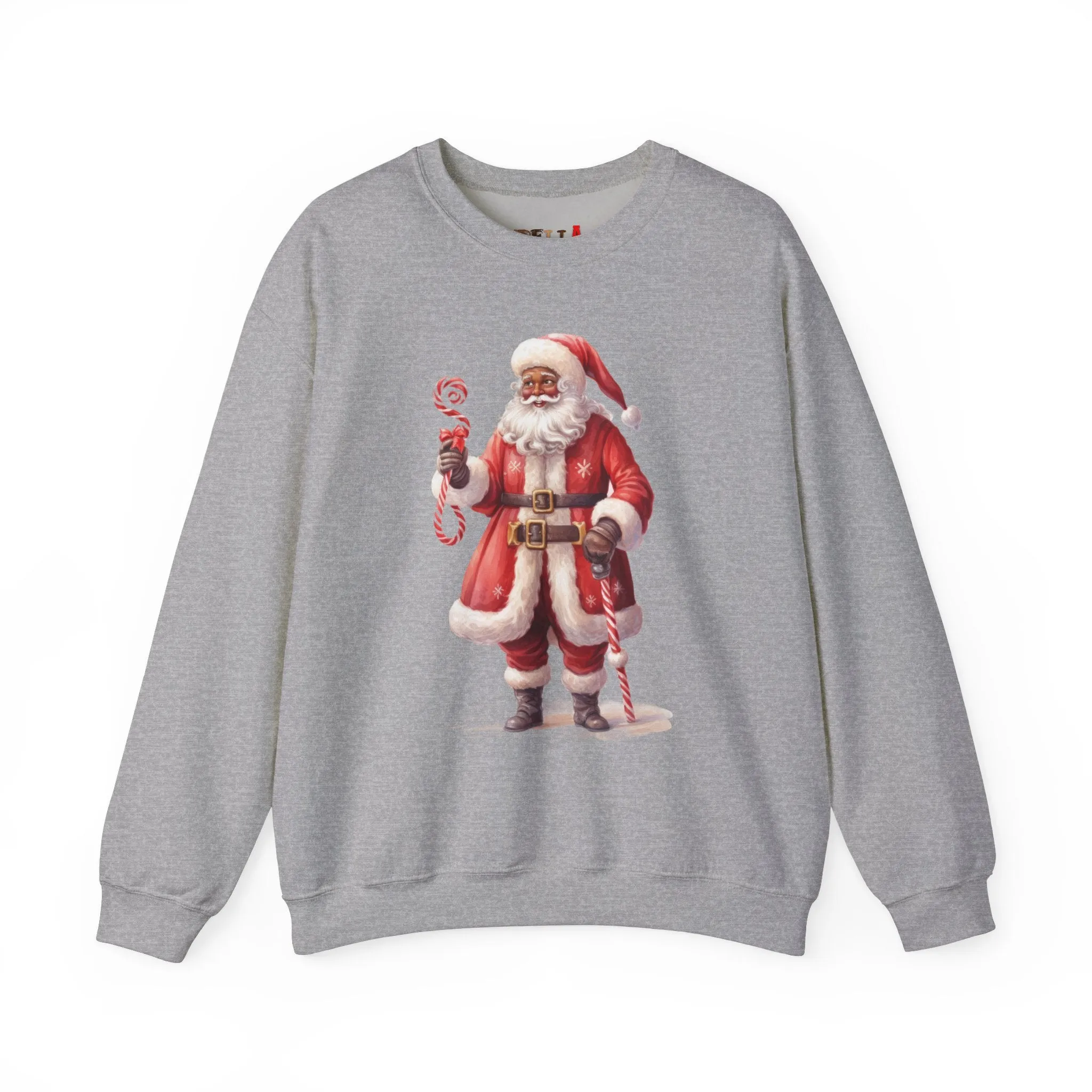 Black Santa 55 Unisex Heavy Blend™ Crewneck Sweatshirt
