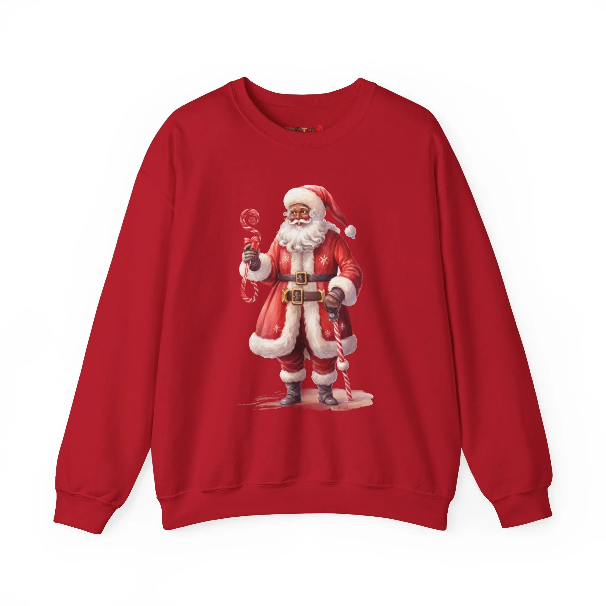 Black Santa 55 Unisex Heavy Blend™ Crewneck Sweatshirt