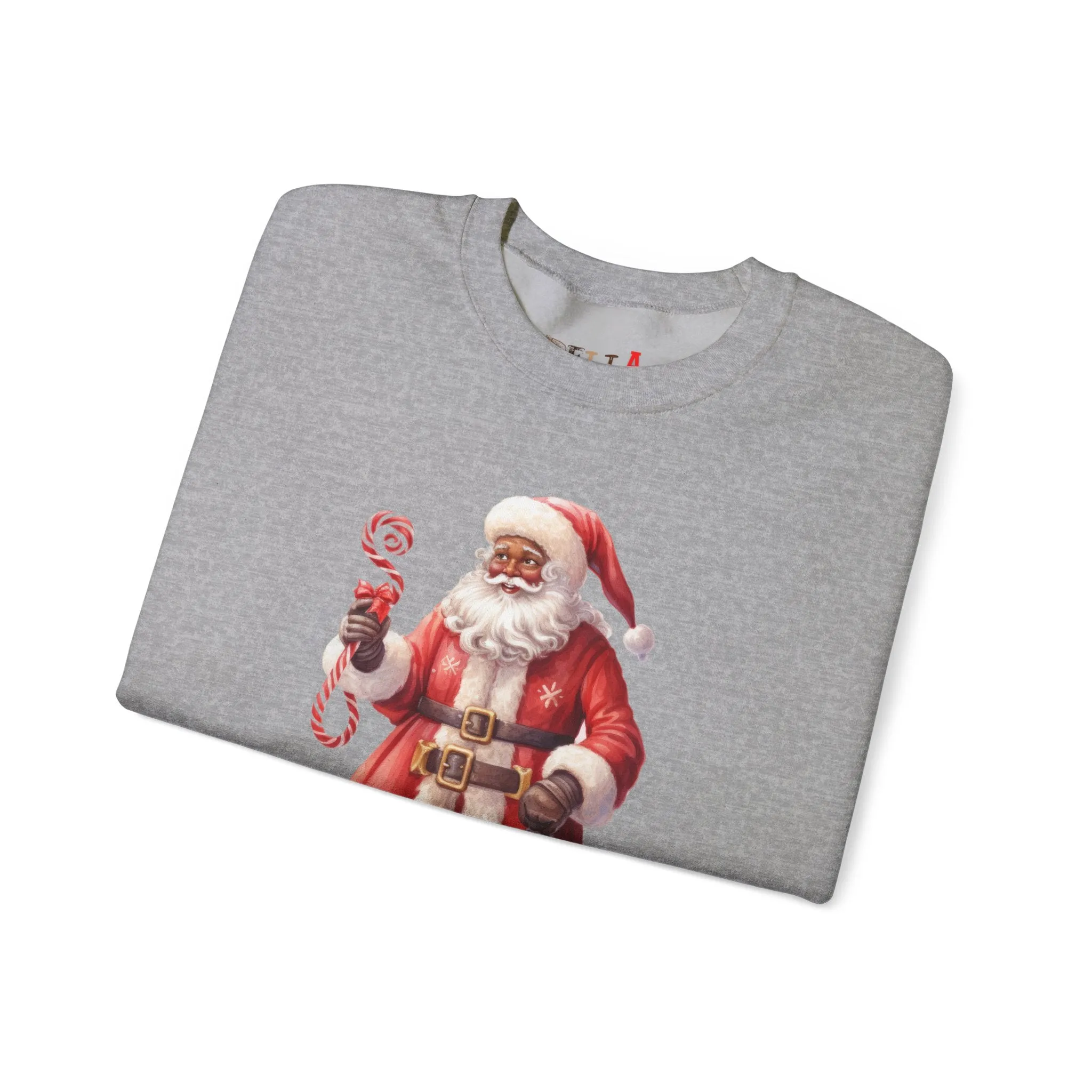 Black Santa 55 Unisex Heavy Blend™ Crewneck Sweatshirt