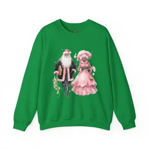 Black Santa 9 Unisex Heavy Blend™ Crewneck Sweatshirt