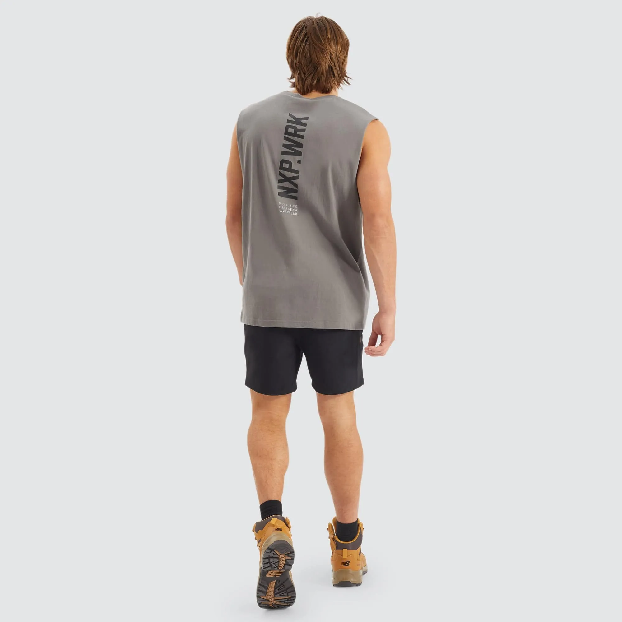 Blueprint Relaxed Muscle Tee Charcoal