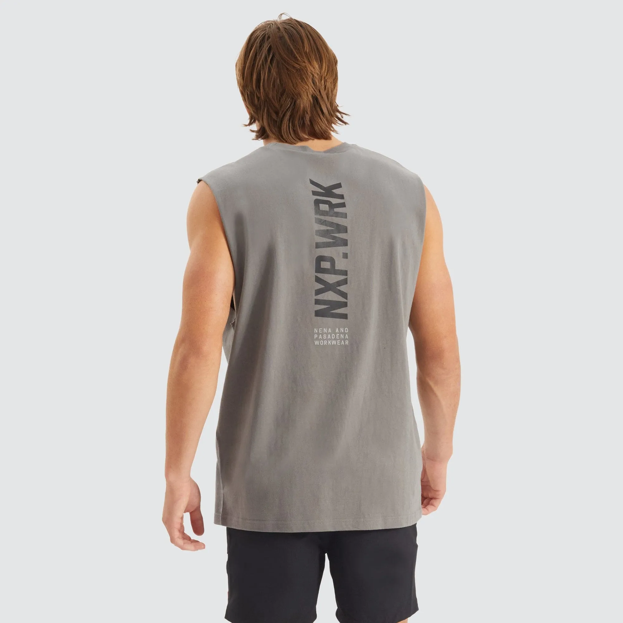 Blueprint Relaxed Muscle Tee Charcoal