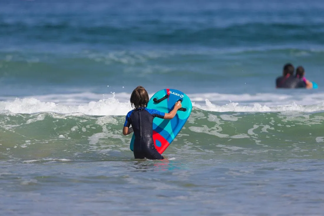 Bodyboard BODYATU enfant 4-8 ans camouflage poignées