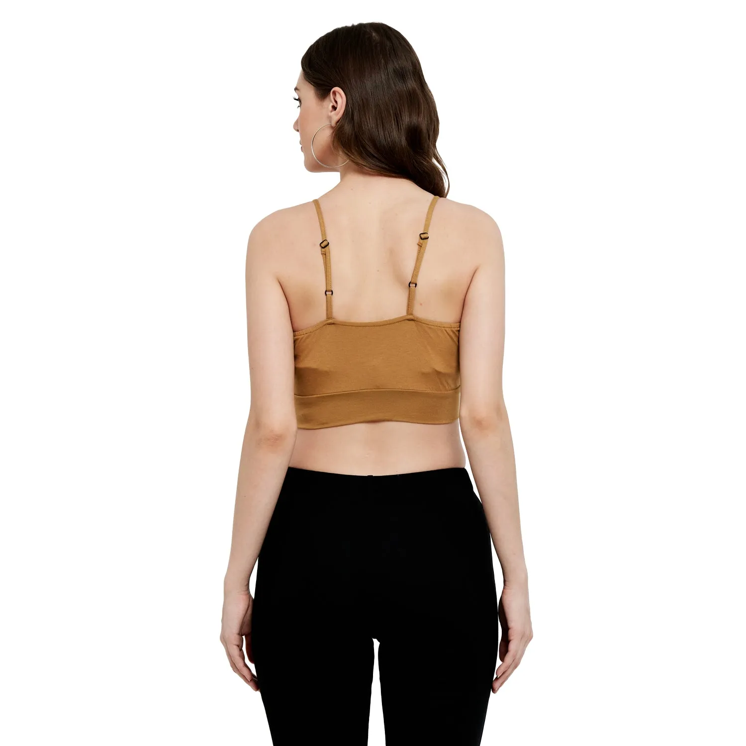 BOMBER STYLE COTTON MODAL SPANDEX BRALETTE