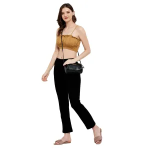 BOMBER STYLE COTTON MODAL SPANDEX BRALETTE