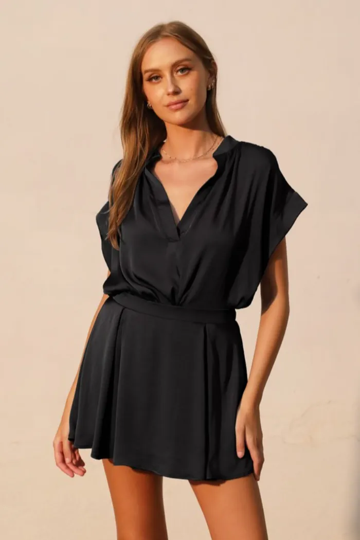 Boxy V-Neck Top