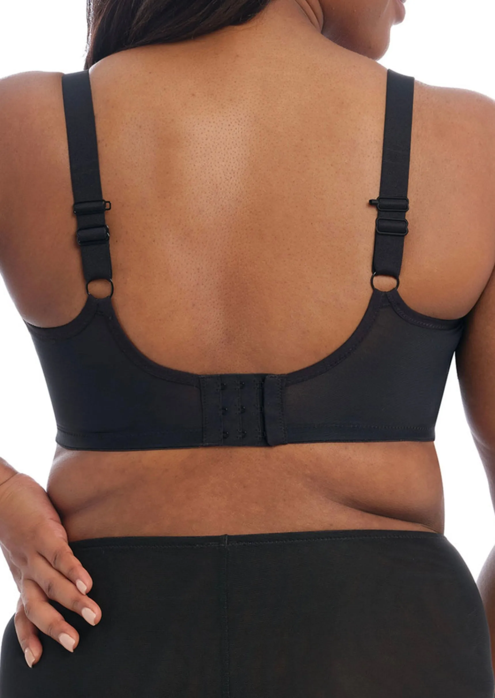 Brianna EL8081 Padded Half Cup Bra - Black