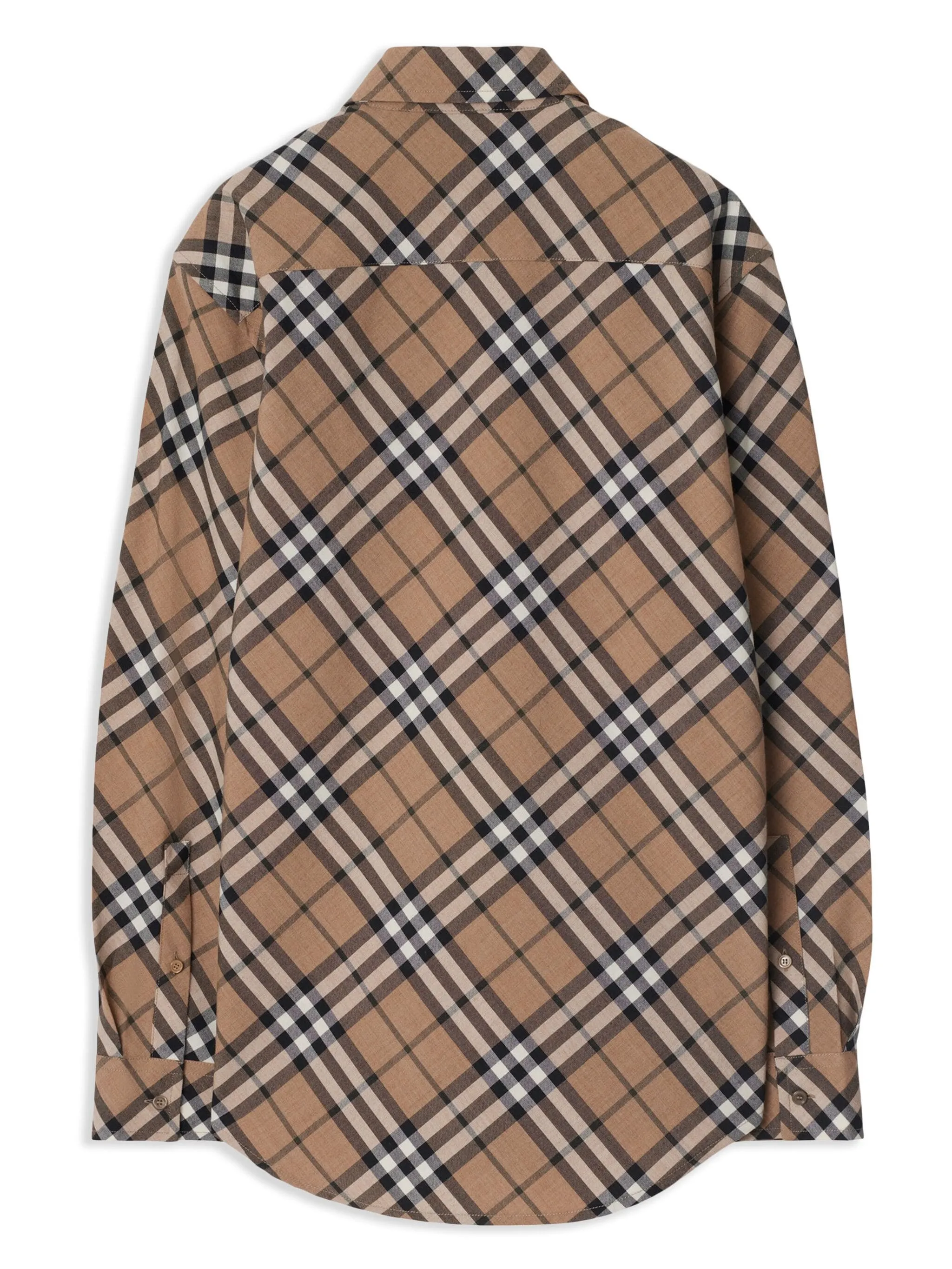 Burberry sand beige check mönster tröja