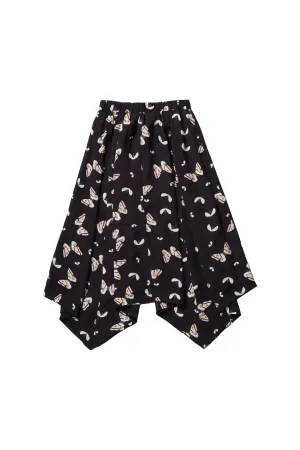 Butterfly kerchief skirt by Zaikamoya