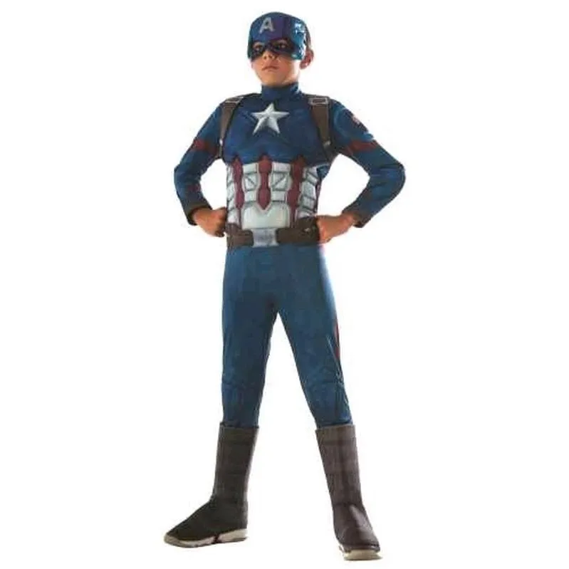 Captain America Cw Deluxe Costume Size 6 8