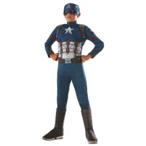 Captain America Cw Deluxe Costume Size 6 8