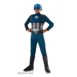 Captain America Cw Deluxe Costume Size L