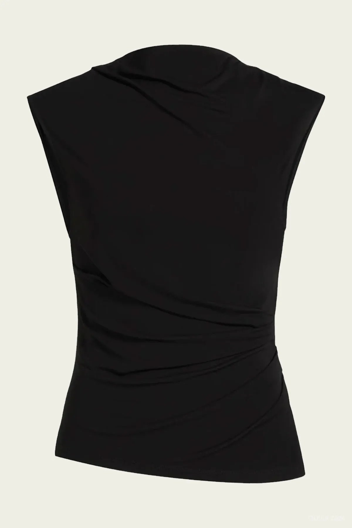 Casmi Sleeveless Top in Black