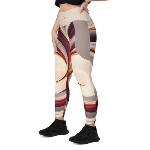 Chaitanya Abara Mahogany Swirl Leggings with Pockets