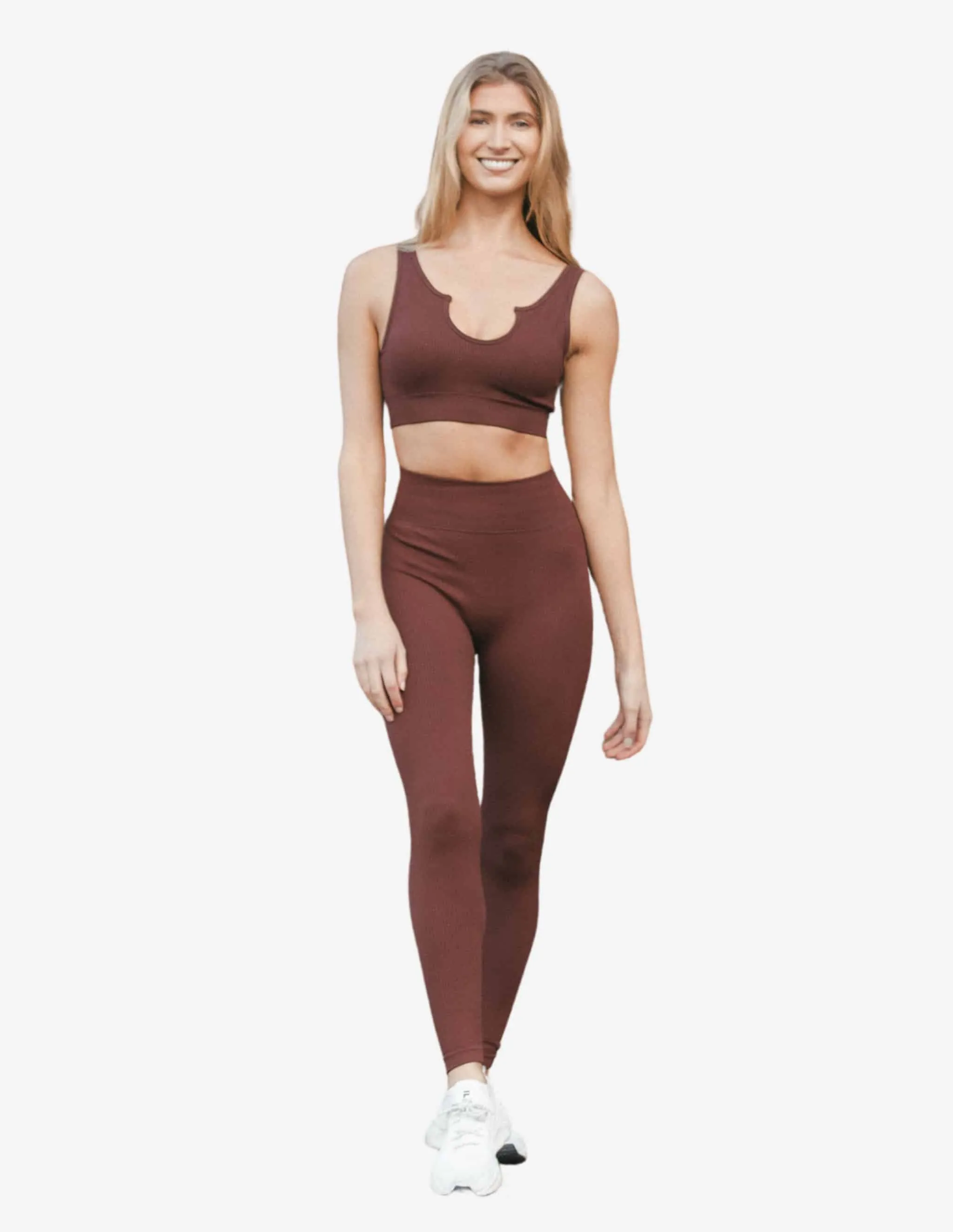 Chocolate Seamless U Bra