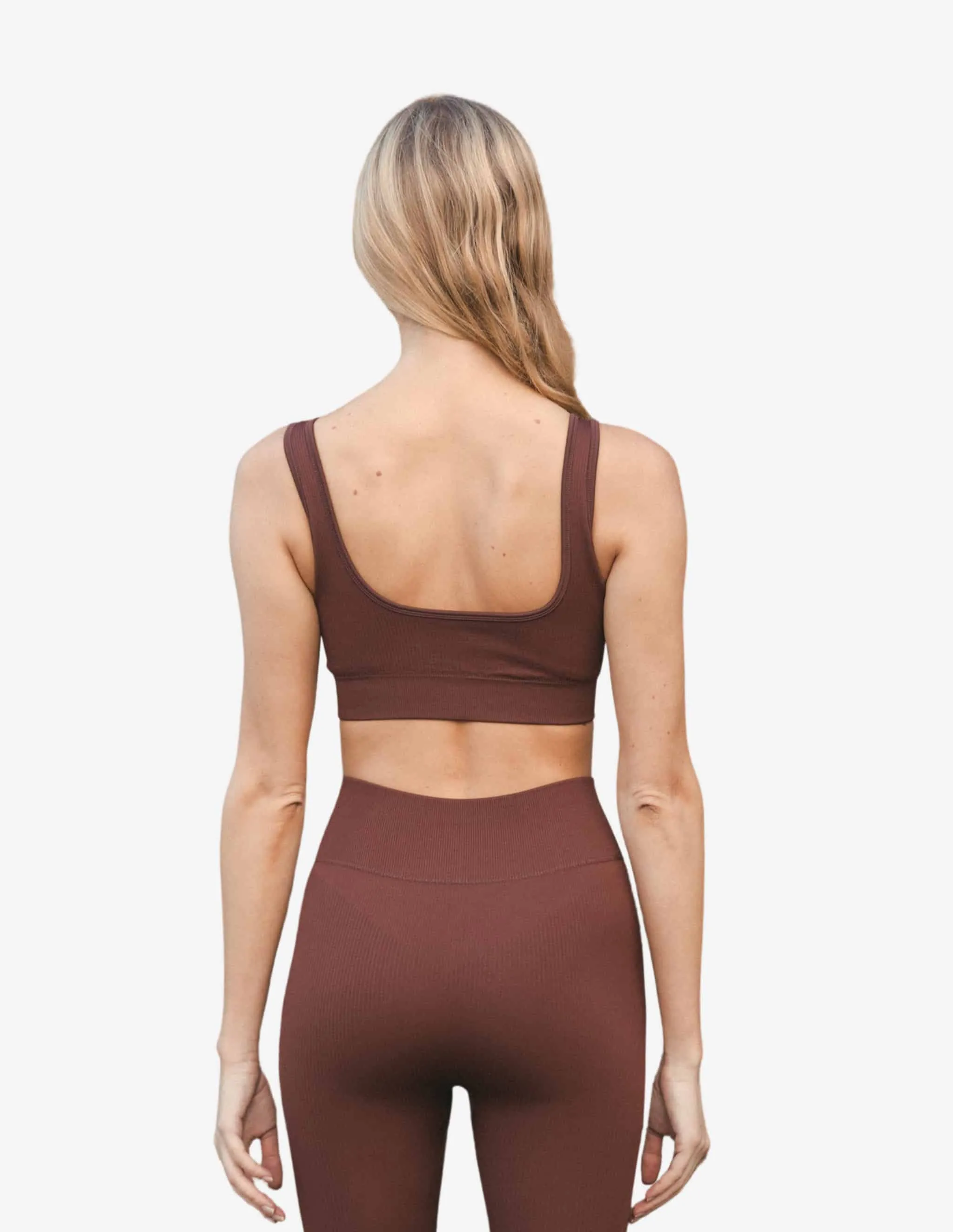 Chocolate Seamless U Bra