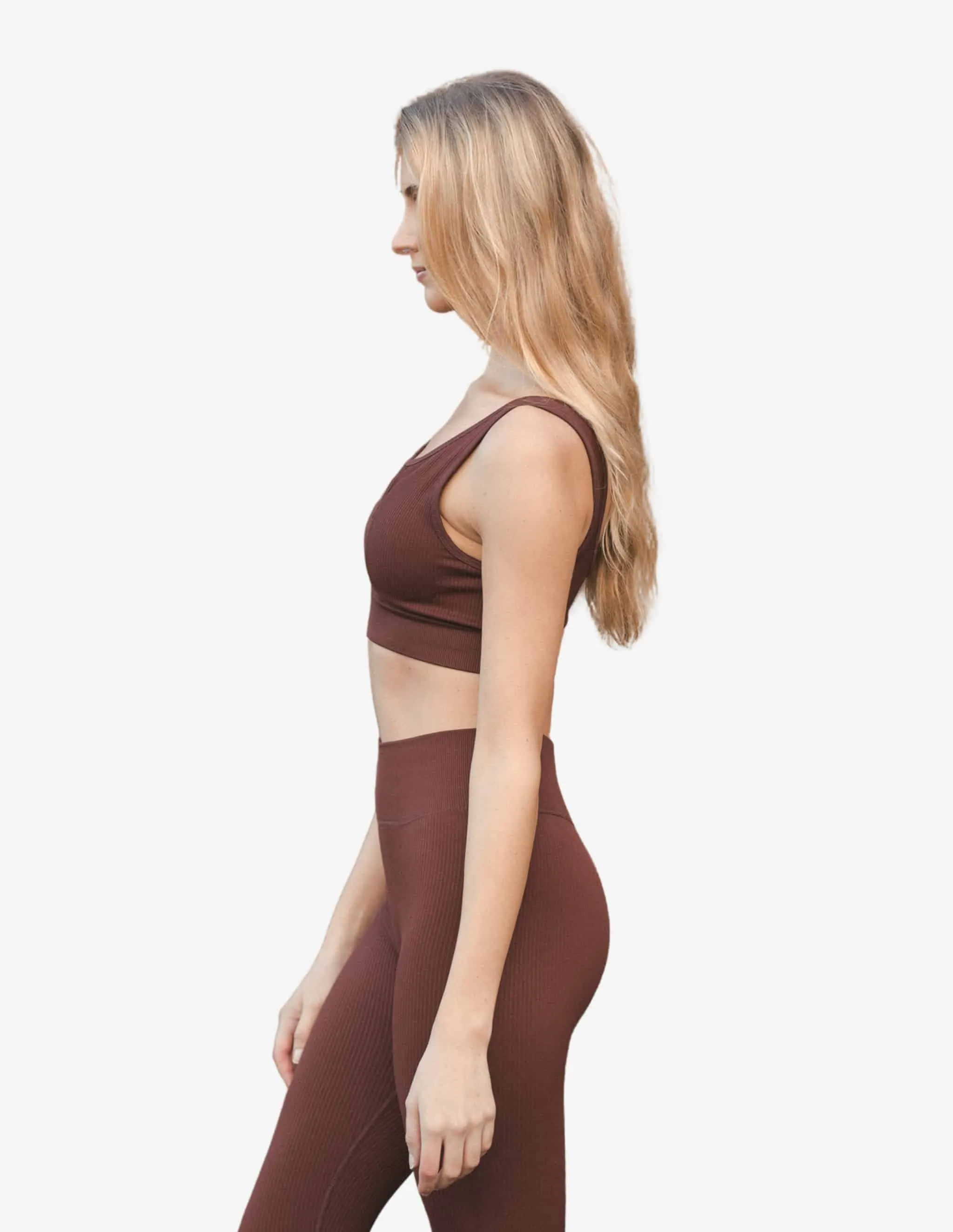 Chocolate Seamless U Bra