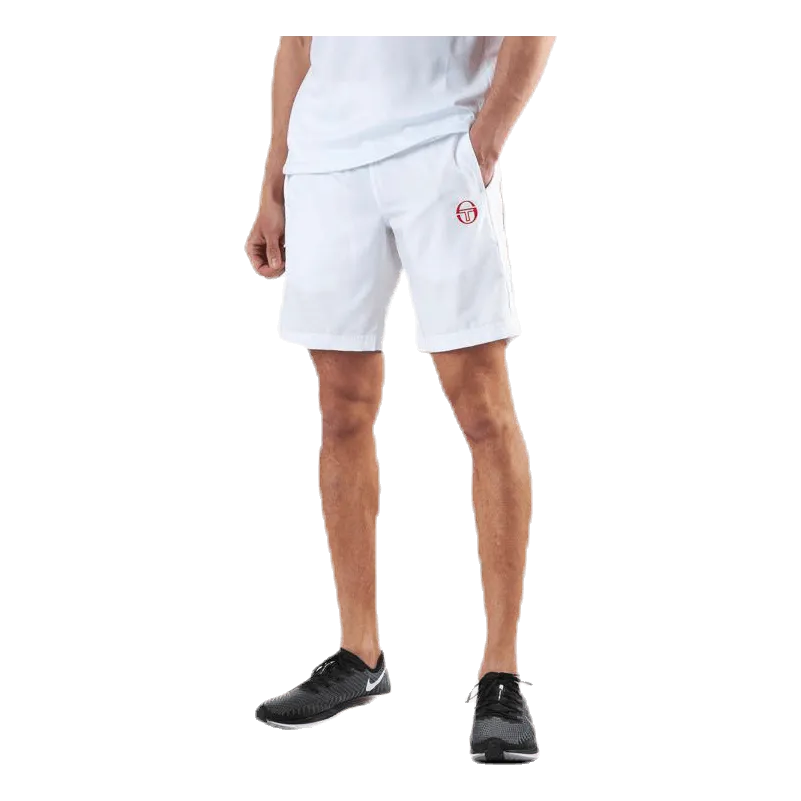 Club Tech Shorts White/Red