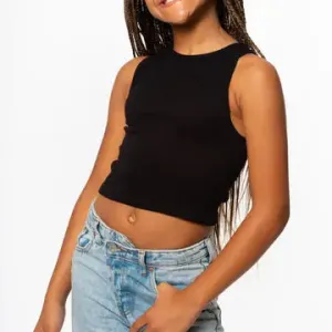 Color Palette Ribbed Crop Tank Top