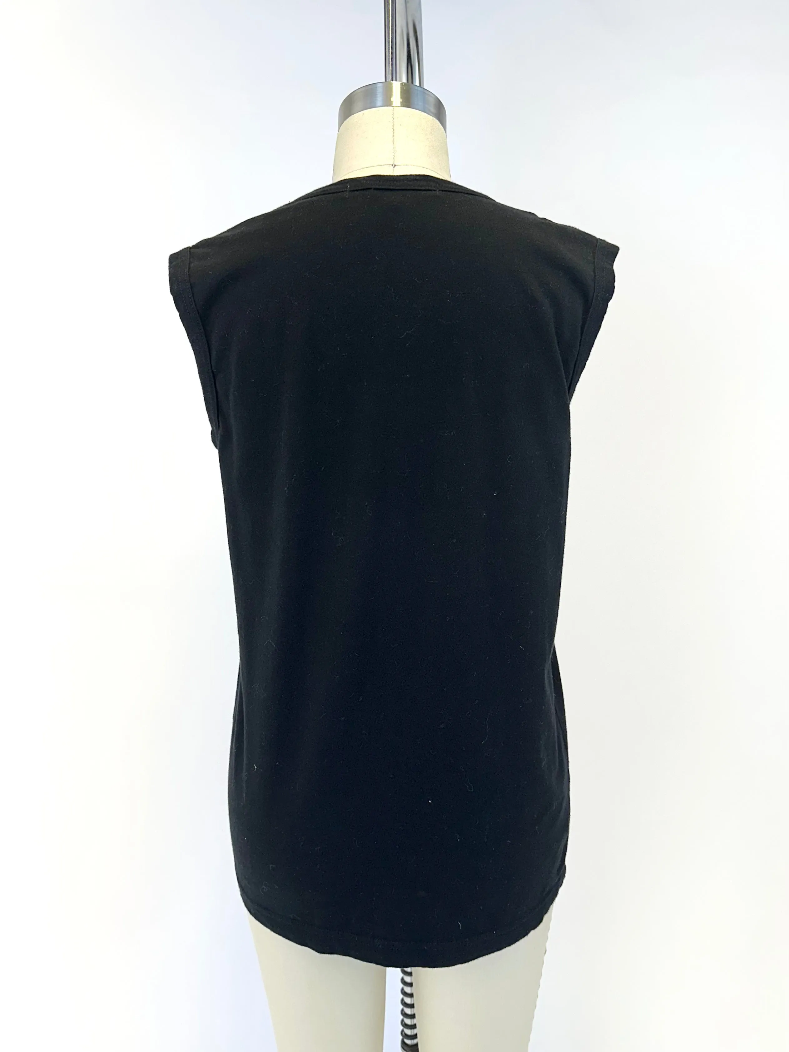 Comme Des Garçons Ruffle Appliqué Top