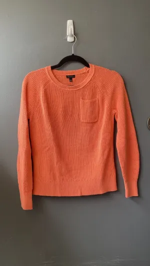 Cotton Pocket Crewneck Sweater