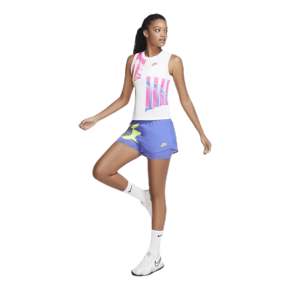 Court Slam Shorts Blue/Green