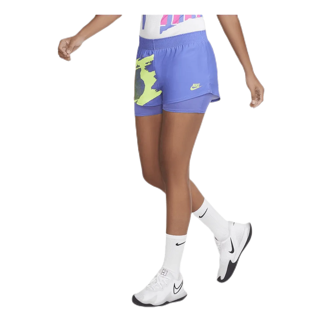 Court Slam Shorts Blue/Green