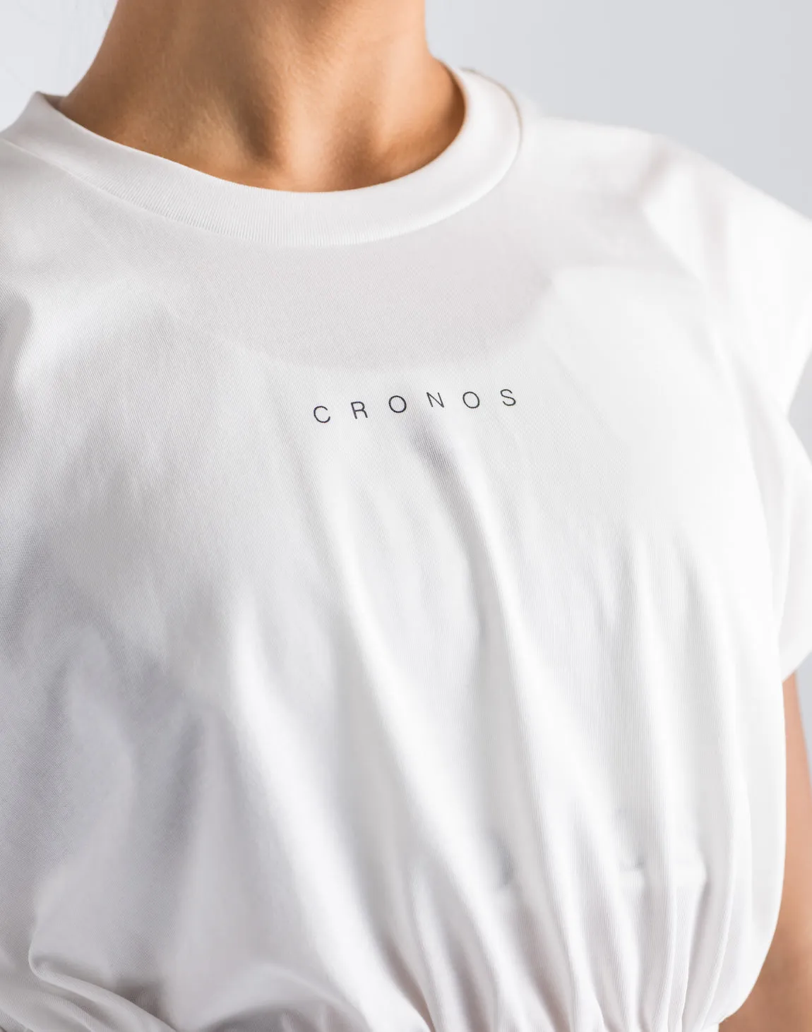 CRONOS WOMEN LOGO SLEEVELESS【TERRACOTTA】