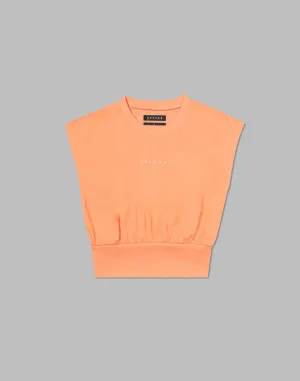 CRONOS WOMEN LOGO SLEEVELESS【TERRACOTTA】