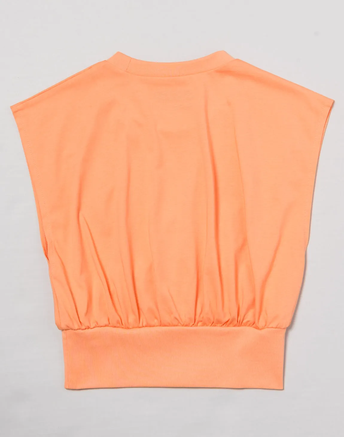 CRONOS WOMEN LOGO SLEEVELESS【TERRACOTTA】