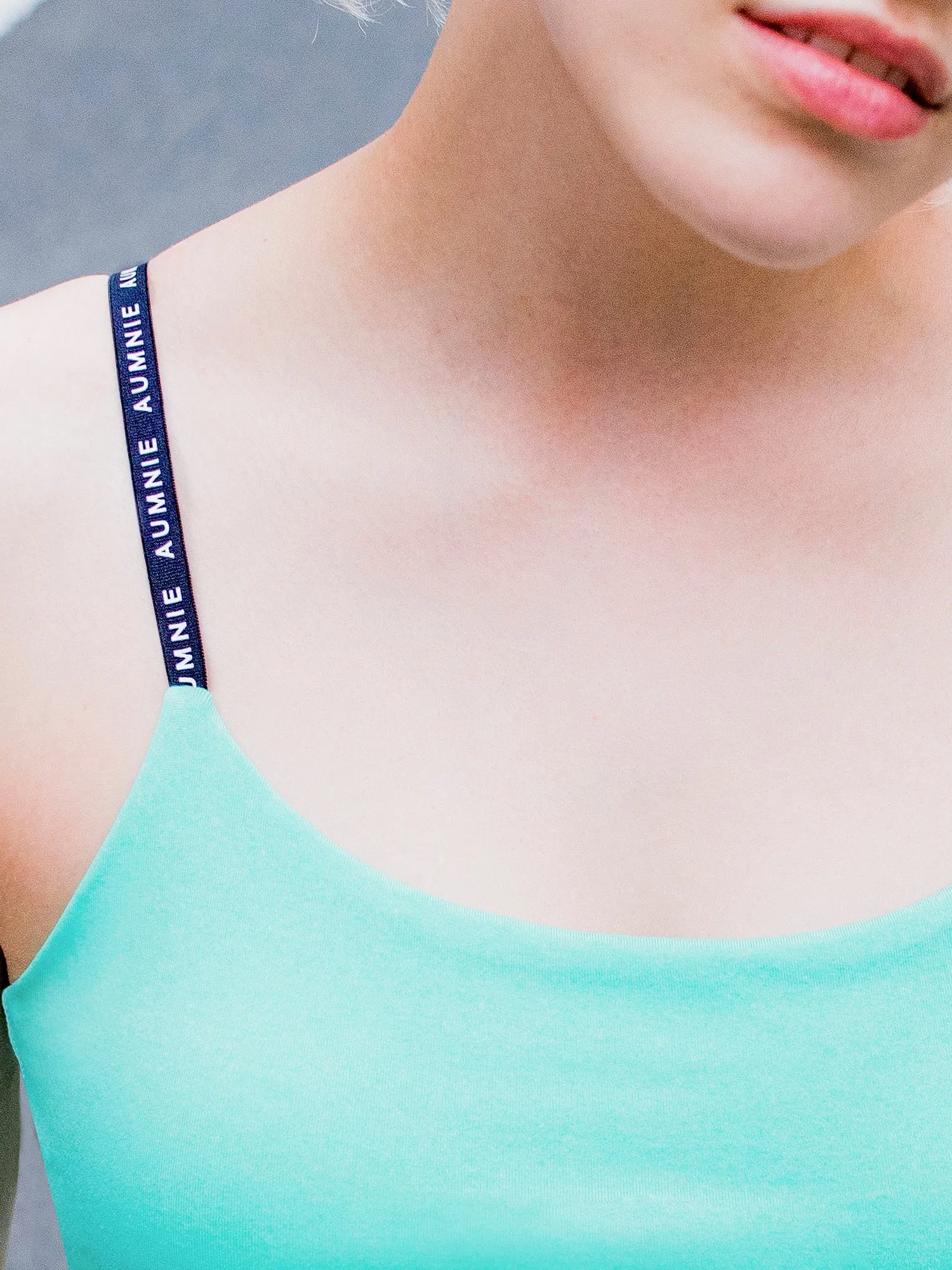 CT LOGO TANK, HEATHER GREEN