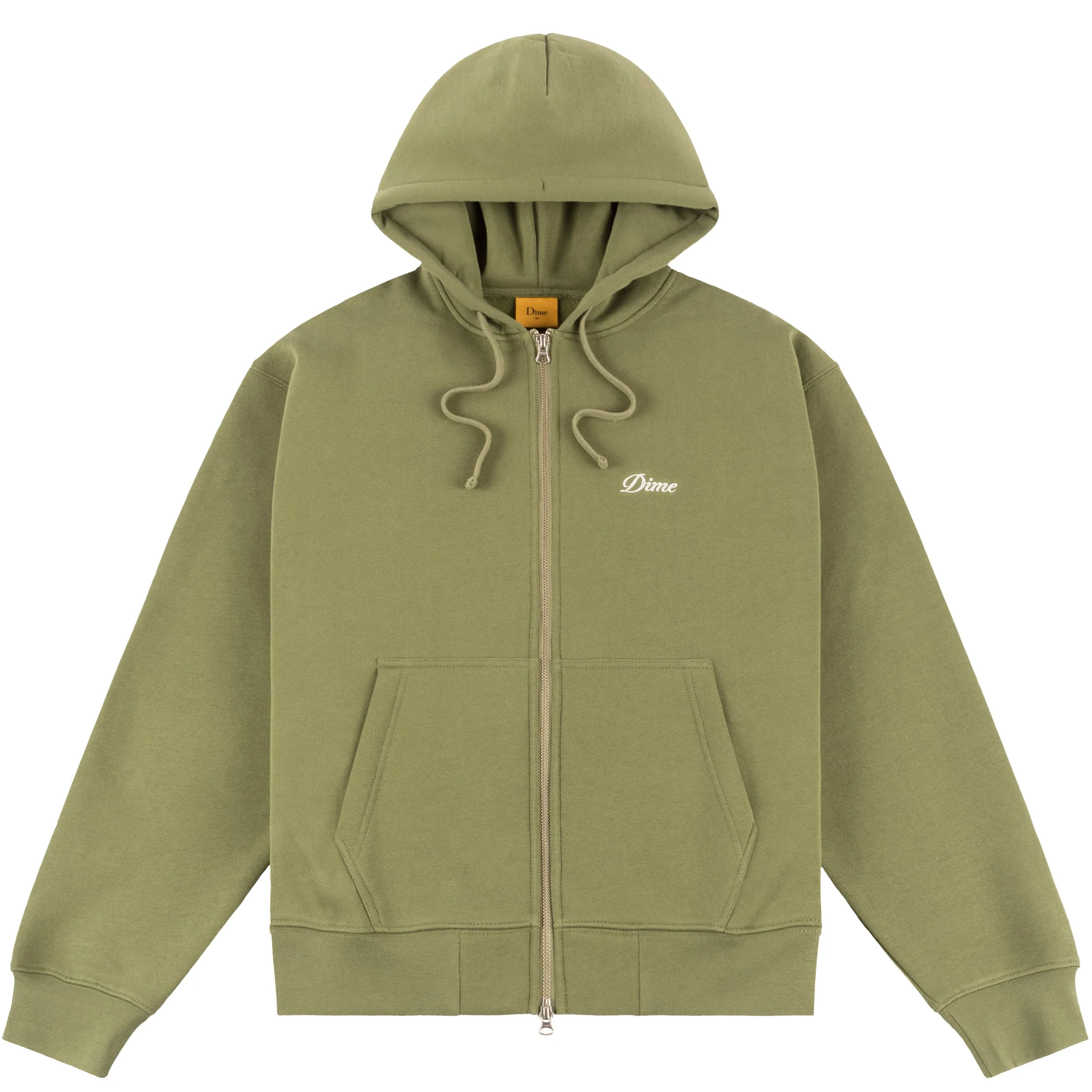 Cursive Small Logo Zip Hoodie