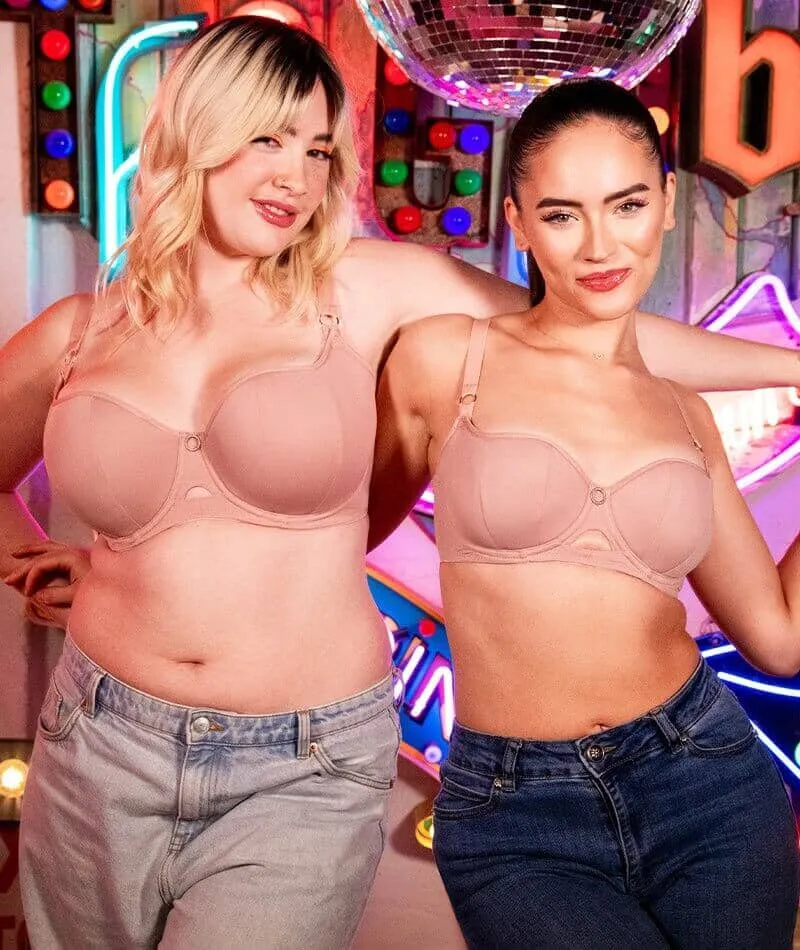 Curvy Kate Boost Me Up Padded Balcony Bra - Latte