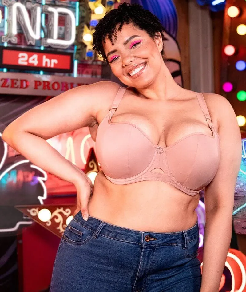 Curvy Kate Boost Me Up Padded Balcony Bra - Latte