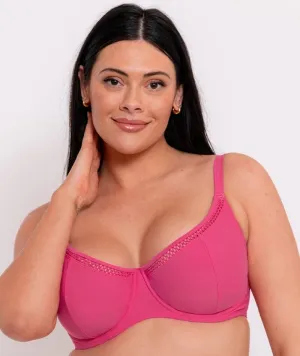 Curvy Kate First Class Balcony Bikini Top - Pink