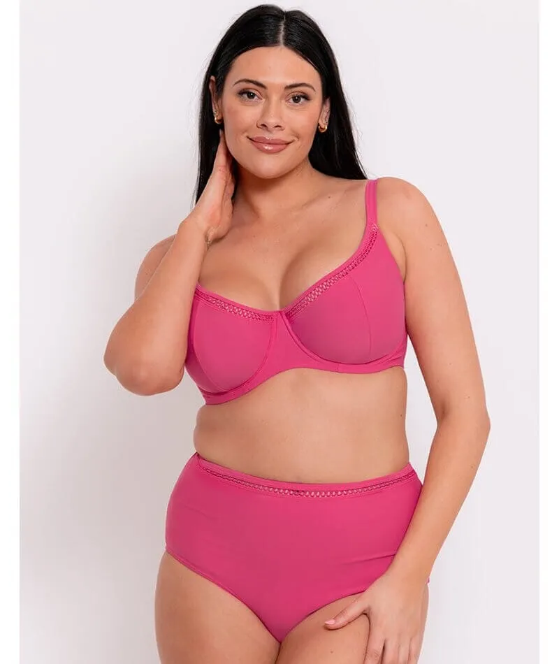 Curvy Kate First Class Balcony Bikini Top - Pink