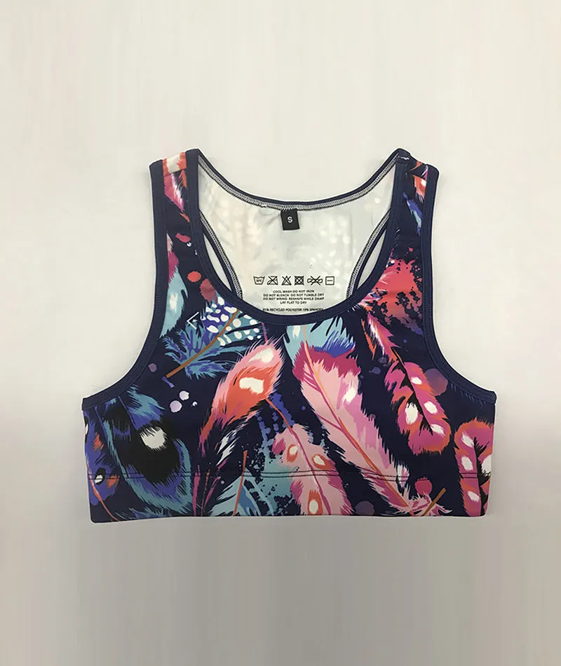 Custom Sports Bra Crop Top for Kids YS9325W