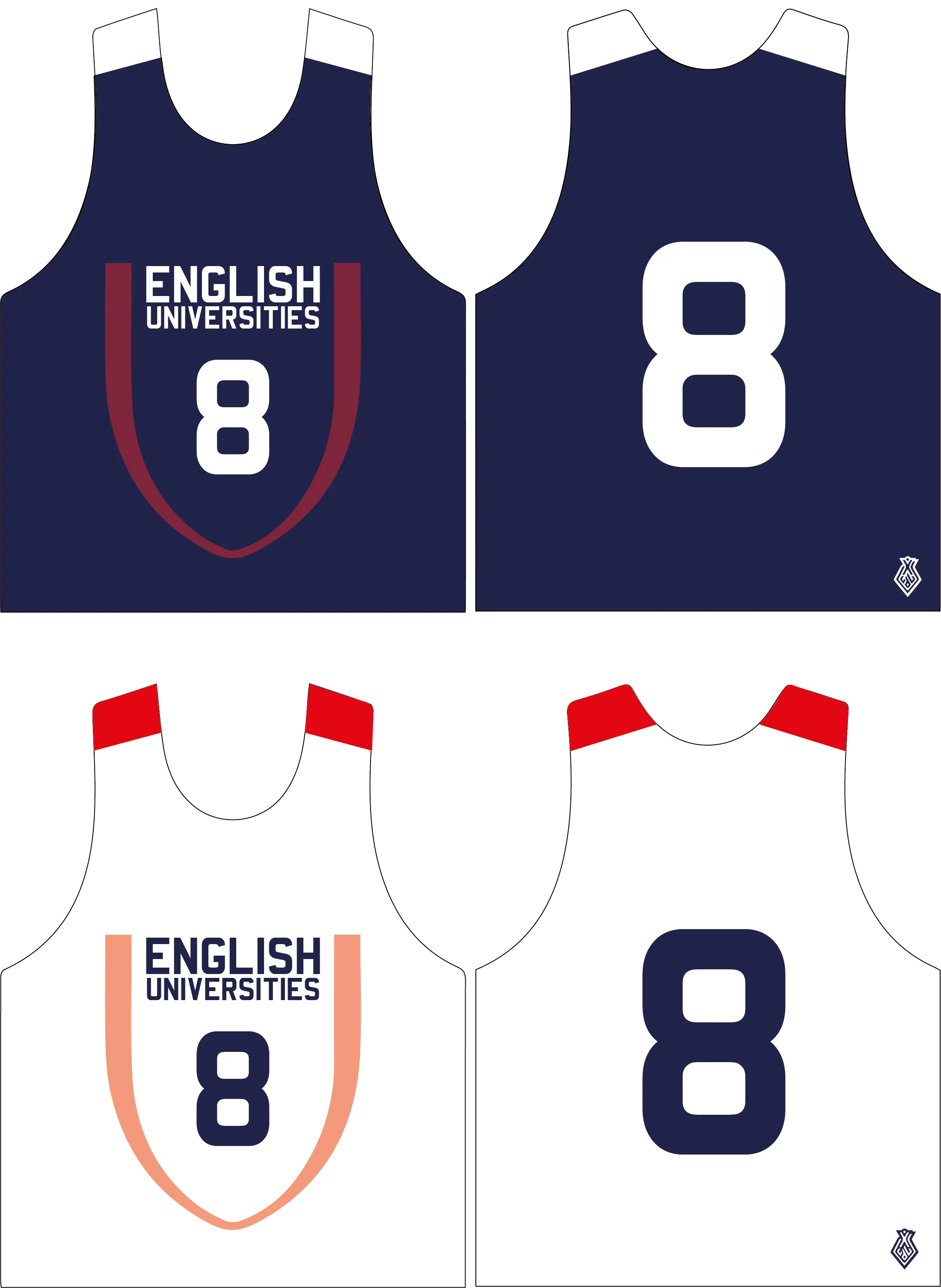 Customised pinnies and uniforms