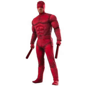 Daredevil Men's Deluxe Muscle Chest Marvel Costume