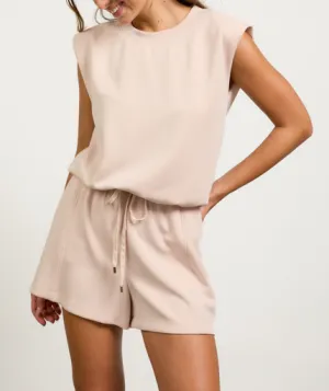 Dorothy Muscle Top Pale Blush